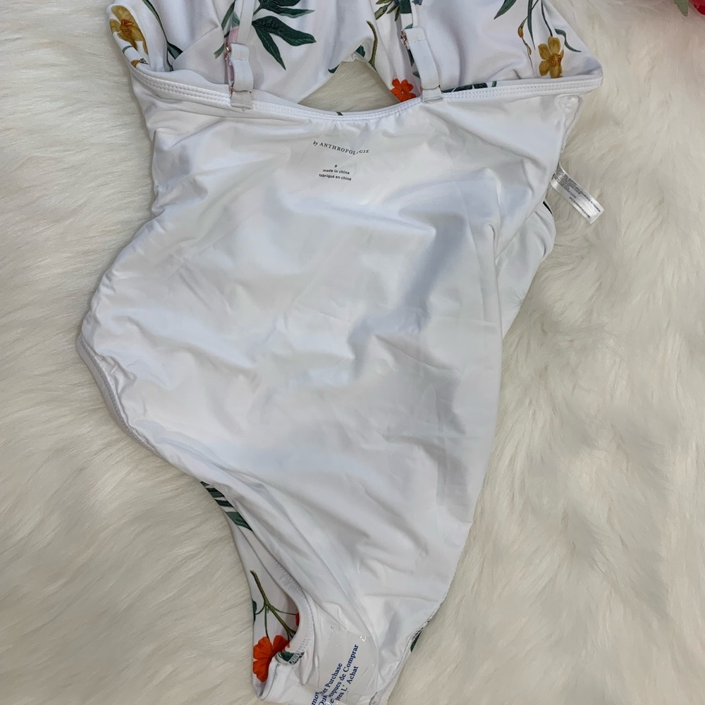 Anthropologie floral cut out one piece swimsuit - Picture 11 of 15